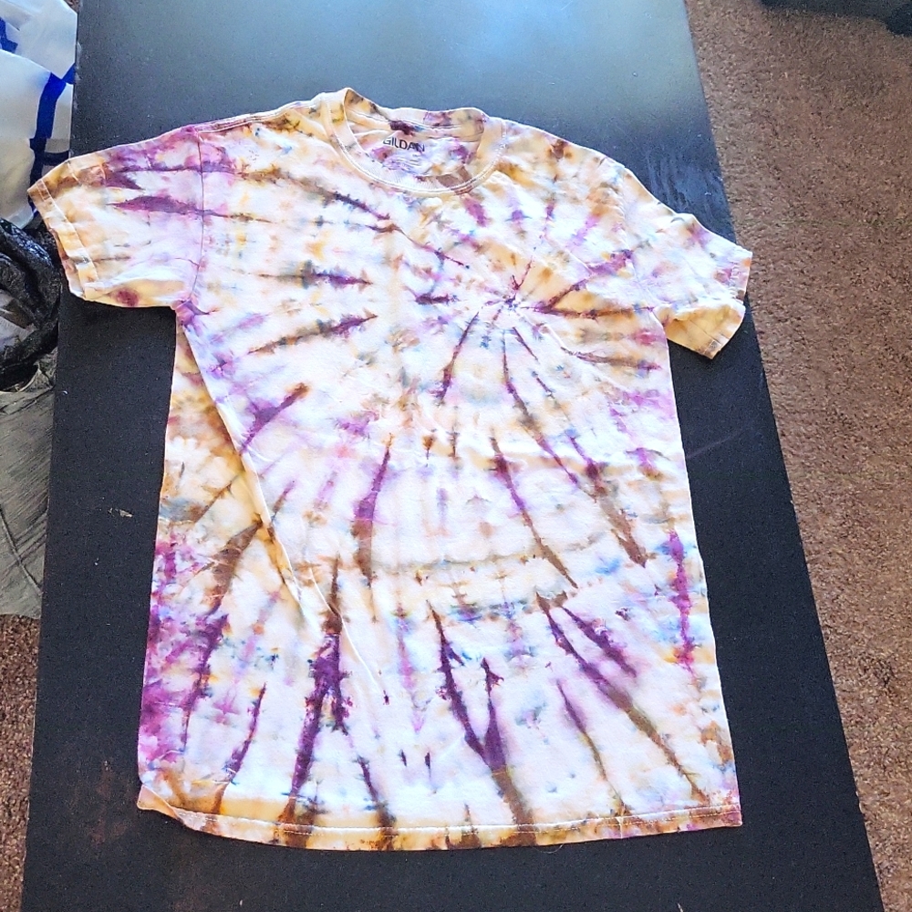 Gildan t-shirt hand dyed by me. :)